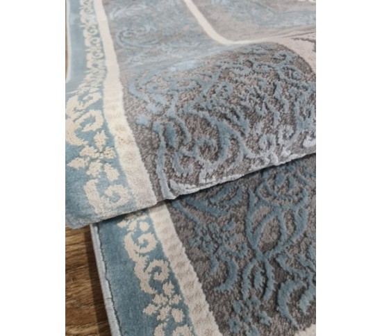 Синтетичний килим LUXURY 05986D D.GREY HB-BLUE - Висока якість за найкращою ціною в Україні зображення 2.